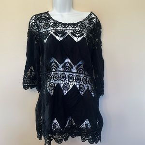 Lace Swim coverup